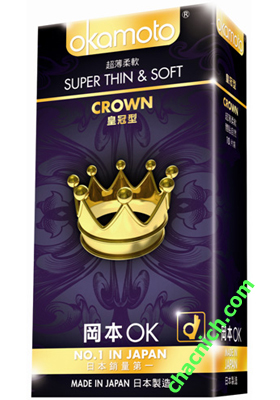 Bao Cao Su Siêu Mỏng Okamoto Crown