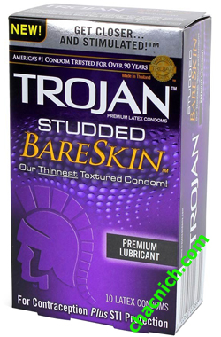 bao cao su co nhieu gai trojan studded