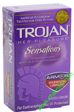 bao cao su co gan trojan sensations