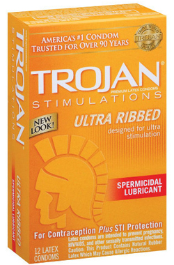Trojan Stimulations Ultra Ribbed