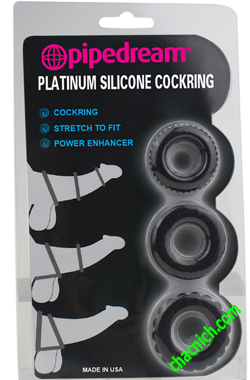 Bộ 3 vòng Cockring cao cấp Pipedream