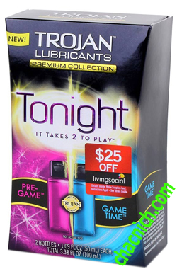 Bộ Trojan ToNight Gel Bôi Trơn Tăng Khoái Cảm Cho Màn Dạo Đầu