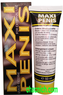 Gel tăng kích thước DV Maxi Penis Cream for Enlargement