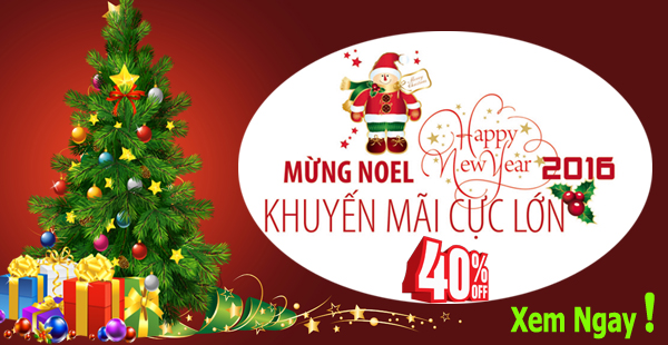 Chắc Nịch Khuyến Mãi Đặc Biệt Dịp Noel & Năm Mới 2016