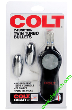trung rung inox cao cap COLT 7 Function Twin Turbo Bullet